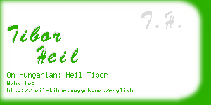 tibor heil business card